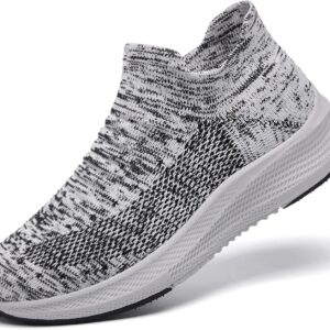 Women's Breathable Slip-On Knit Walking Shoes - Image 3