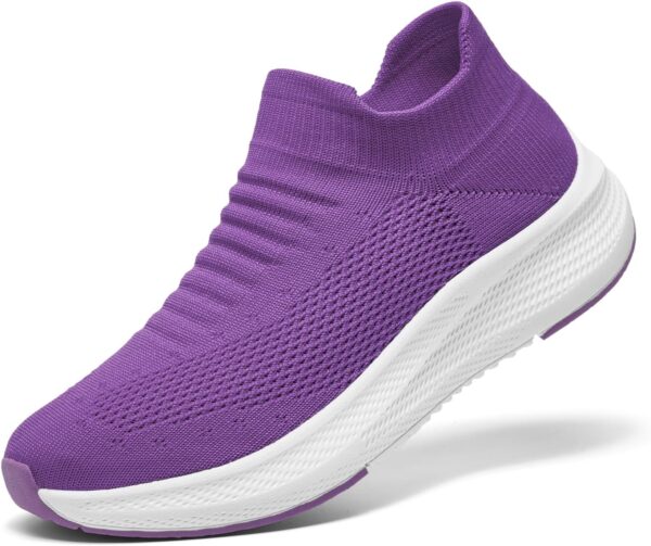 Women's Breathable Slip-On Knit Walking Shoes