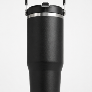 Insulated Tumbler with Flip Straw Lid - Image 3