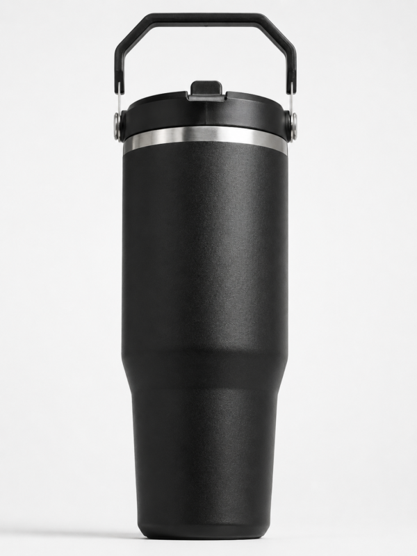 Insulated Tumbler with Flip Straw Lid